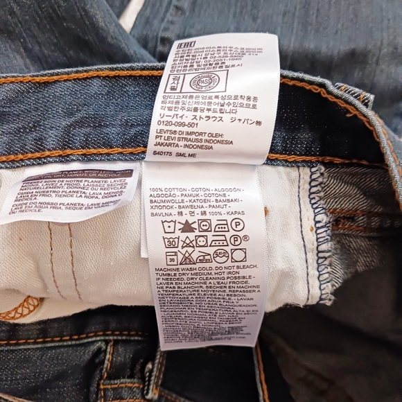 Levi's Straight Fit Jeans SZ 29x30 EUC - Picture 5 of 5